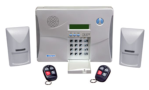 Includes 2 Wireless PIR Setectors, 2 Remotes, and the LS-30 System  including power supply.